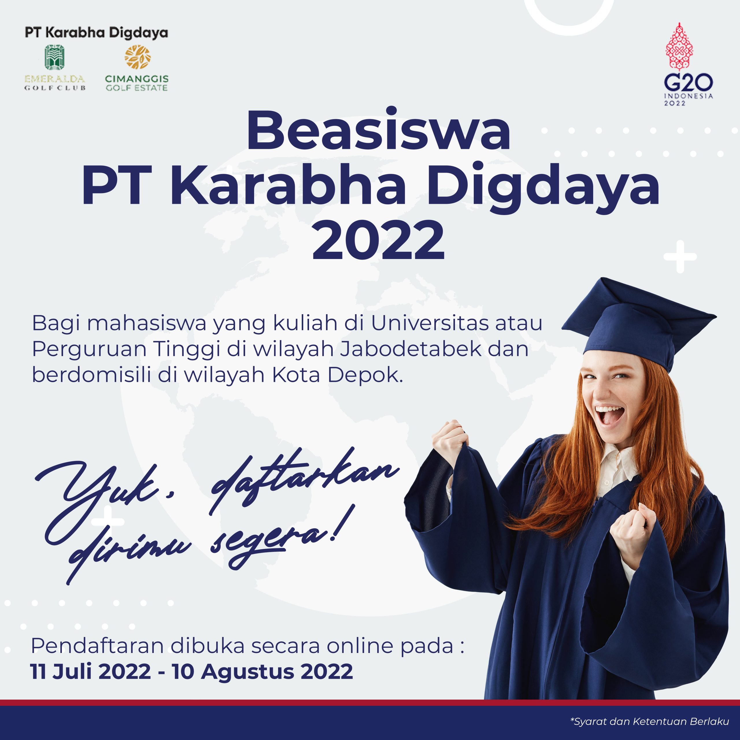beasiswa PT Karabha Digdaya 2022